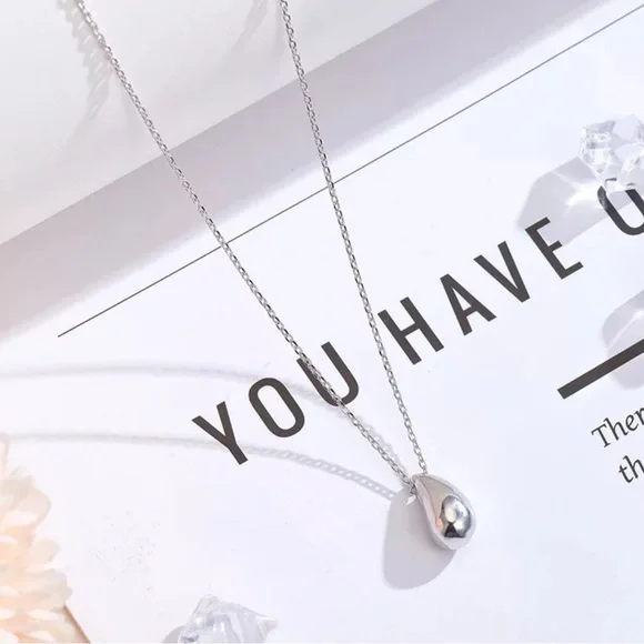 NEW 18” 925 STERLING SILVER PENDANT NECKLACE, NICE NECKLACE, CUTE NECKLACE - Picture 4 of 5